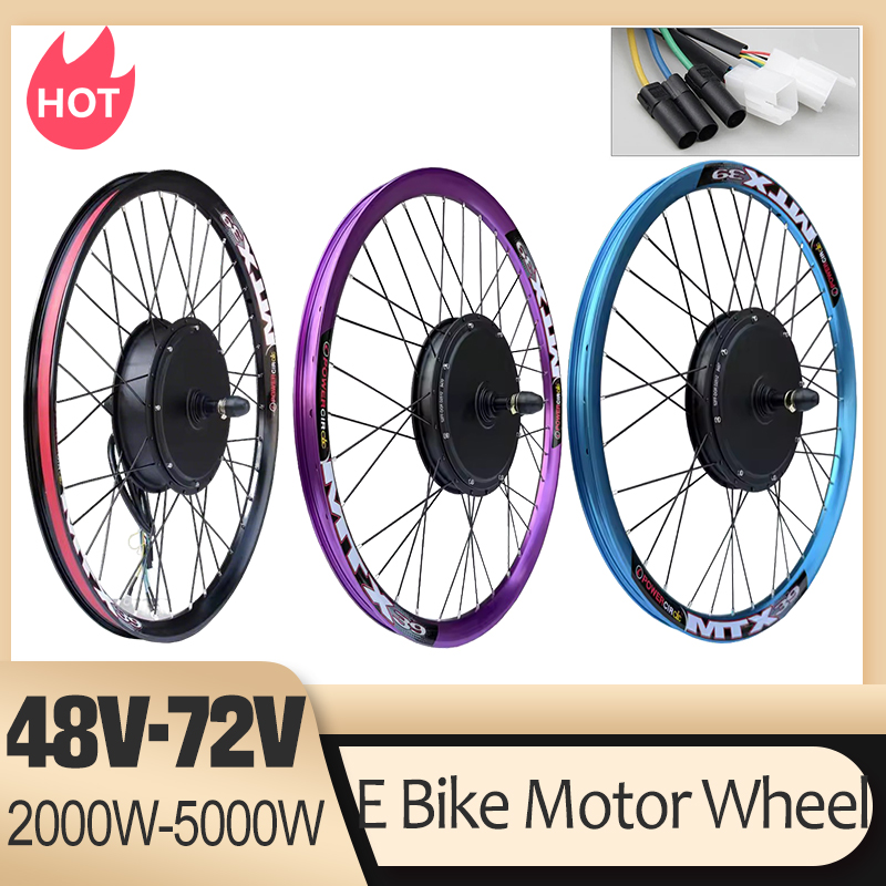 48V 2000W E-bike conversieonde - 72V 5000W Hub Motor Kit recensie en prijs